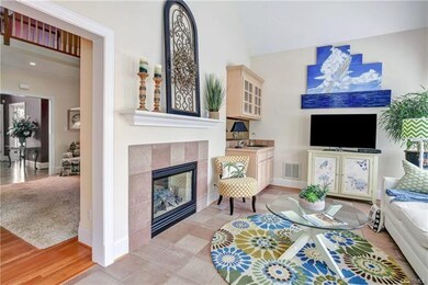 Sunroom with see through fireplace and wet bar