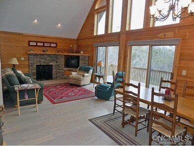 Beautiful stacked fireplace
