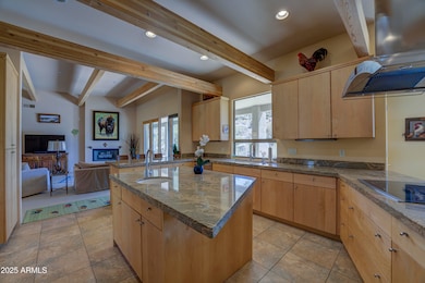 Kitchen Open into living area