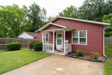 Covered front porch