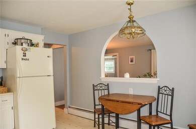 From the kitchen looking towards the...