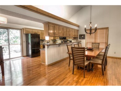 Gleaming hardwood floors