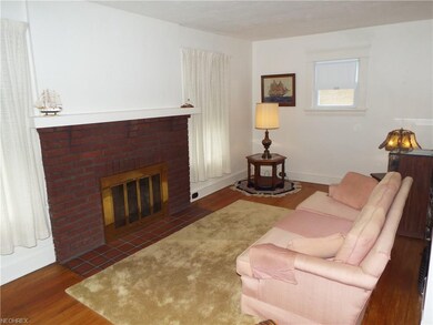 Family Room with wood burning firleplace