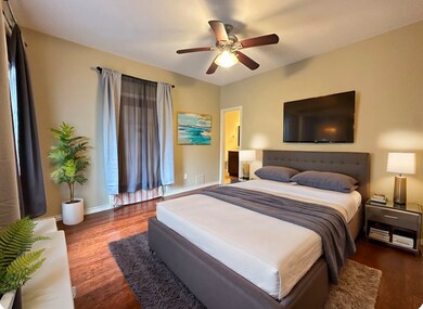 Spacious bedroom