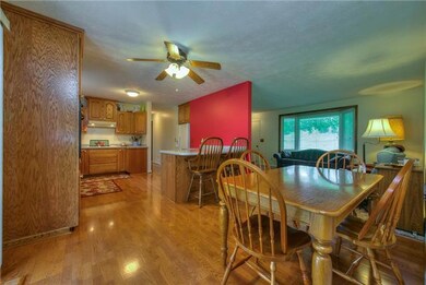 Open dining area for a larger family or guest