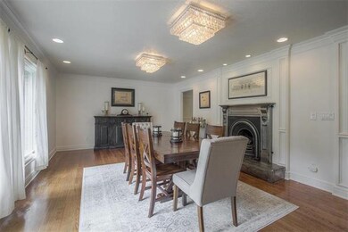 Spacious dining area.
