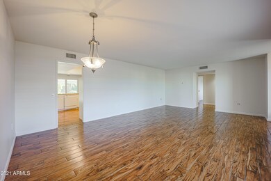 LIVING ROOM LEADING TO KITCHEN