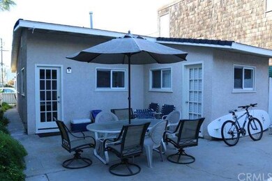 Back of house and rear patio area