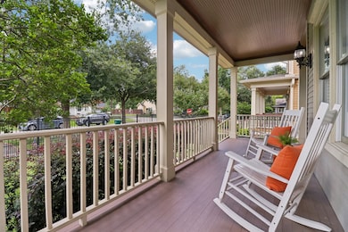 Front porch views made for morning coffee, evening