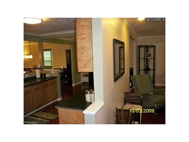 A view from the dining room looking partially at t