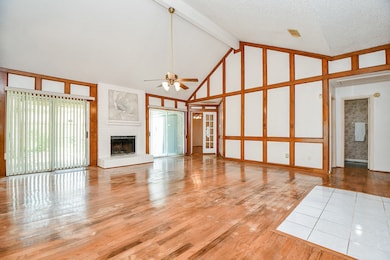 This is the large family room that welcomes you as