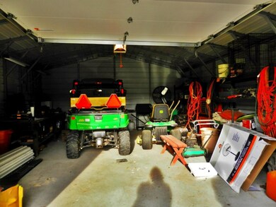 Interior of garage