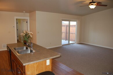 Open floor plan with access to the backyard