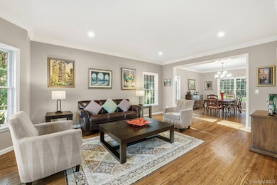 Living Room opens to Dining Room great flow for entertaining