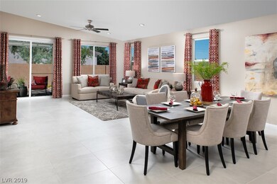 Photo of the model home great room