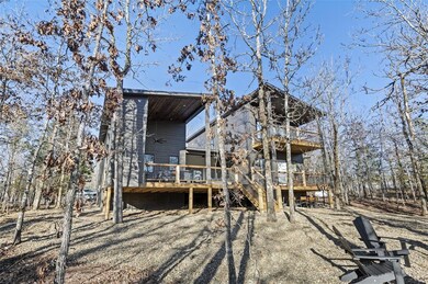 Back of property featuring a deck