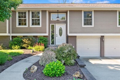 As you walk to the front door, the home's neutral