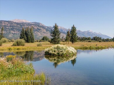 Pond and Tetons