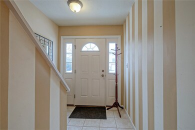 Another view of entry way.  Beneath the stairs you