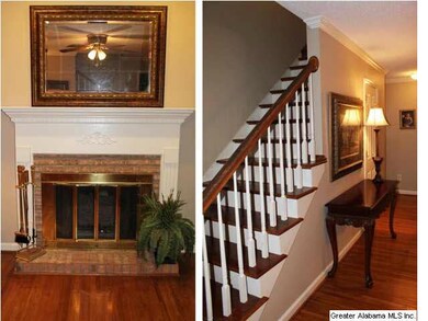 OAK STAIRWAY AACCENTED WITH WOODEN PAINTED SPINDEL