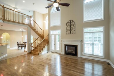 Great room with fireplace