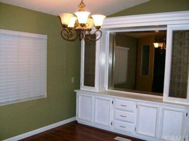 Dining area with built in hutch.