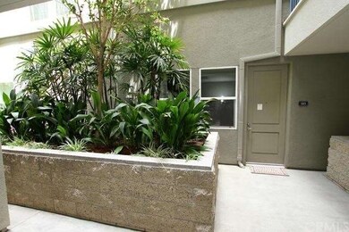One of the entrances to the residential portion of