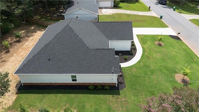 Aerial view of property and surrounding area