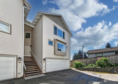 Double car garages & off street parking and garden space