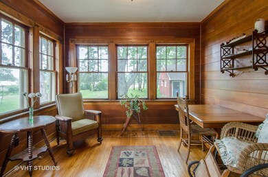 Morning coffee in the back sun room/sitting room w