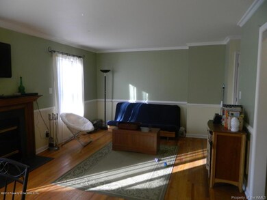 living room off dining area