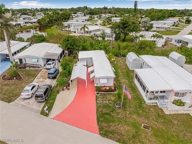 Aerial perspective of suburban area