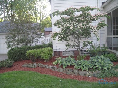 Beautiful perennials throughout the yard.