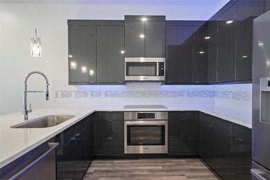 Modern Kitchen and open Space with Designer grade