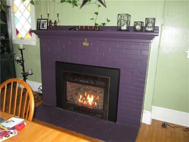 Dining Room. Gas fireplace in dining...