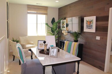 Picture is of model home