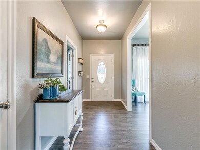 The welcoming entrance makes guests and family fee