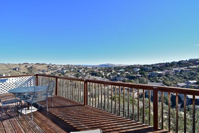large deck with great views