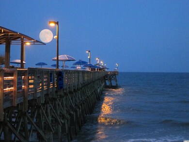 Moonrise over Garden City Pier