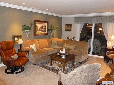 Living room with sliding door to back yard