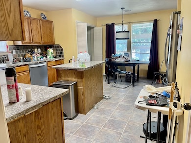 From the Dining room, you enter the Kitchen
