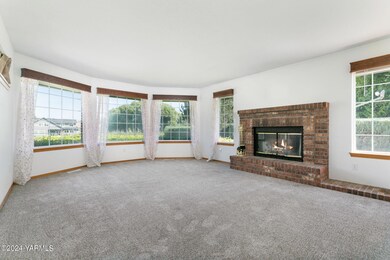 Living Room with Fireplace - 2
