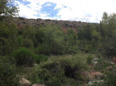 From land looking across Verde River