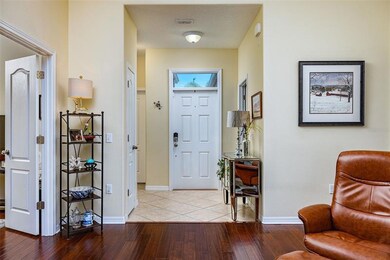 TILED FOYER INCLUDES A COAT CLOSET!