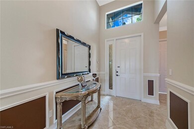 Foyer with custom moulding