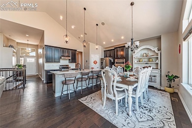 Dining room featuring a wealth of natural light, h