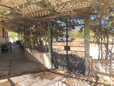 Covered breezeway between homes