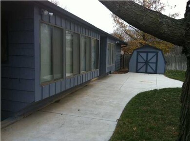 New Patio. Storage Shed