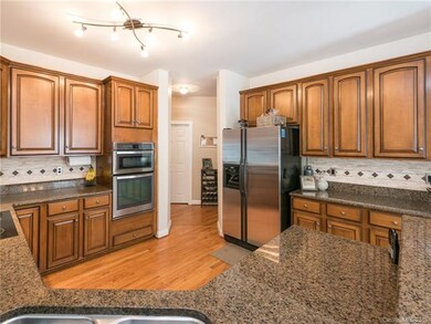Tons of counter top and cabinet space in this kitc