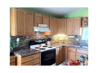 Kitchen. New countertops and trendy backsplash!
